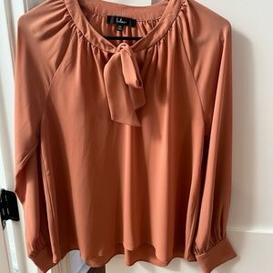 Lulu's Women's Blouse - Peach